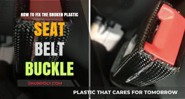 DIY Guide: Repairing a Broken Plastic Seat Belt Buckle