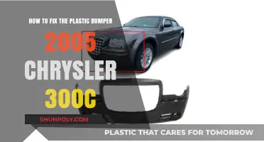 DIY Guide: Repairing Your 2005 Chrysler 300C Plastic Bumper