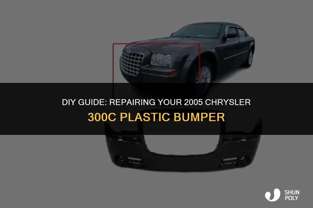 how to fix the plastic bumper 2005 chrysler 300c