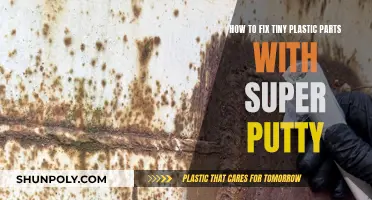 DIY Repair: Fixing Tiny Plastic Parts with Super Putty