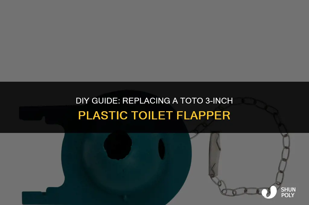 how to fix toto 3-in plastic toilet flapper