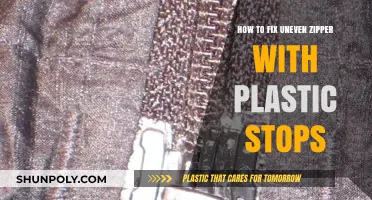 Uneven Zipper Blues: A Simple Fix with Plastic Stops
