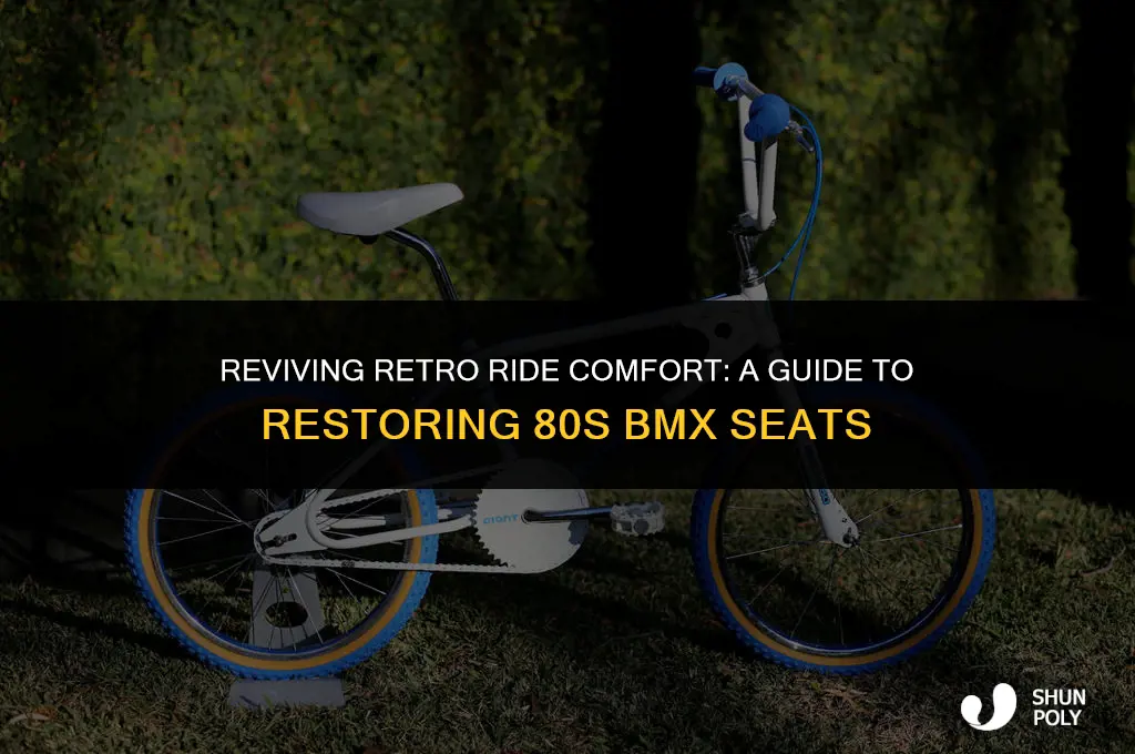 how to fix up 80s plastic bmx seat