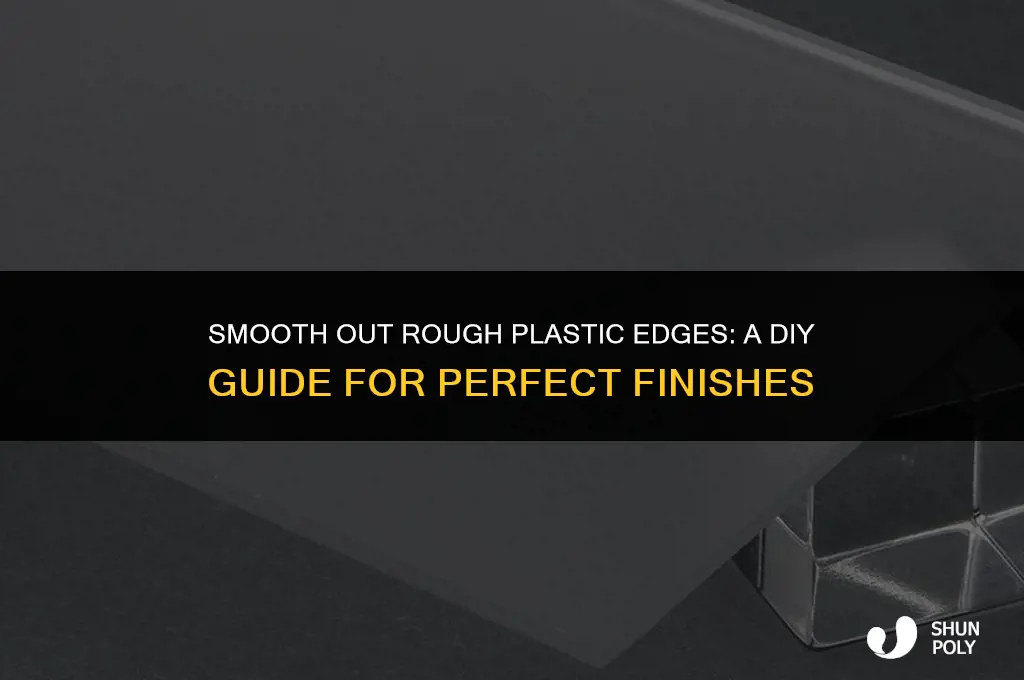 how to fix up rough plastic edges