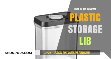 Reviving Your Vacuum Plastic Storage Lib: A Step-by-Step Guide