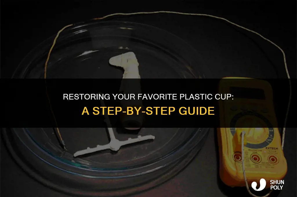 how to fix warped plastic cup