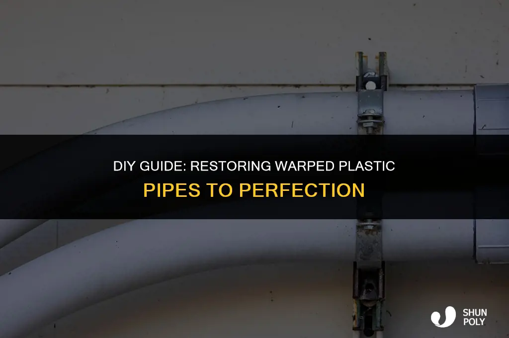 how to fix warped plastic pips