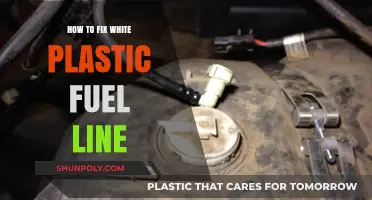 DIY Guide: Repairing White Plastic Fuel Lines in Vehicles