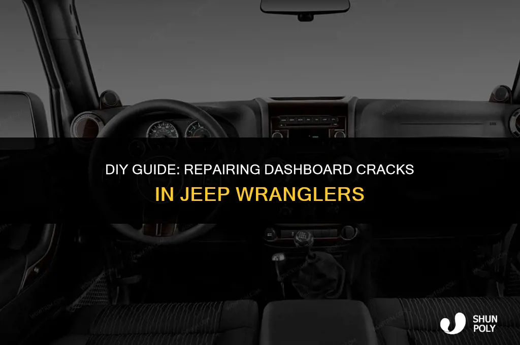 how to fix whole in plastic dash jeep wrangler