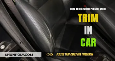 Revive Your Ride: DIY Guide to Repairing Worn Plastic Wood Trim in Cars