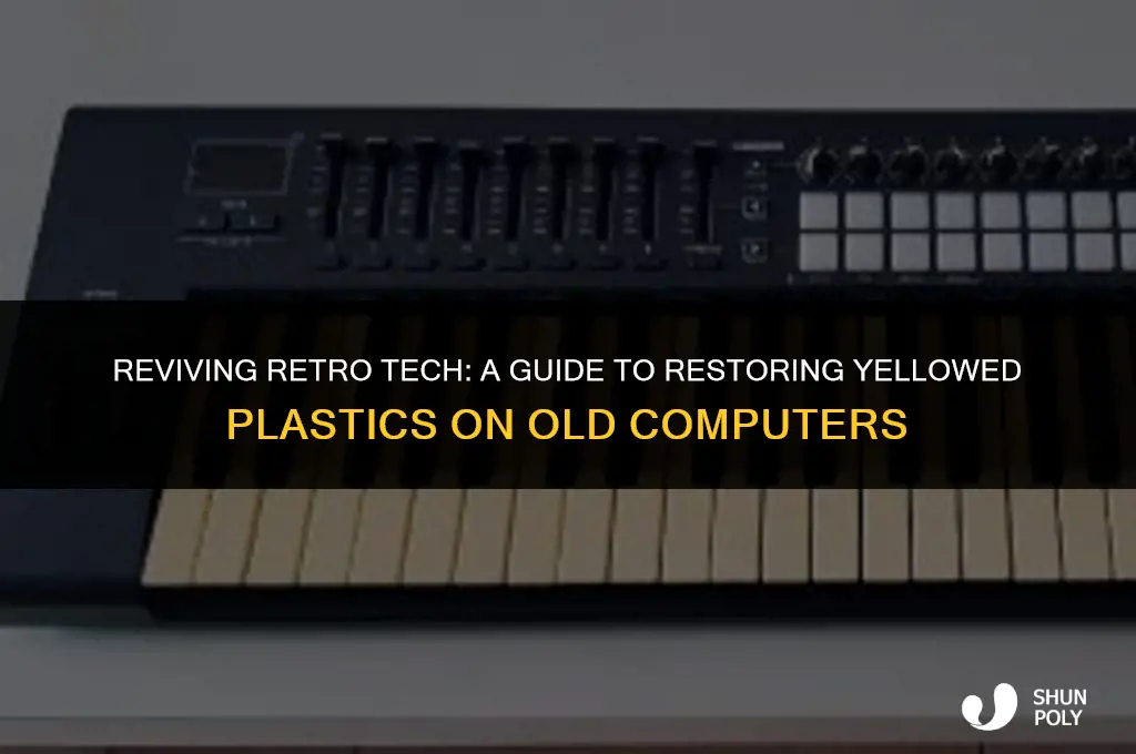how to fix yellowed plastics on old computers