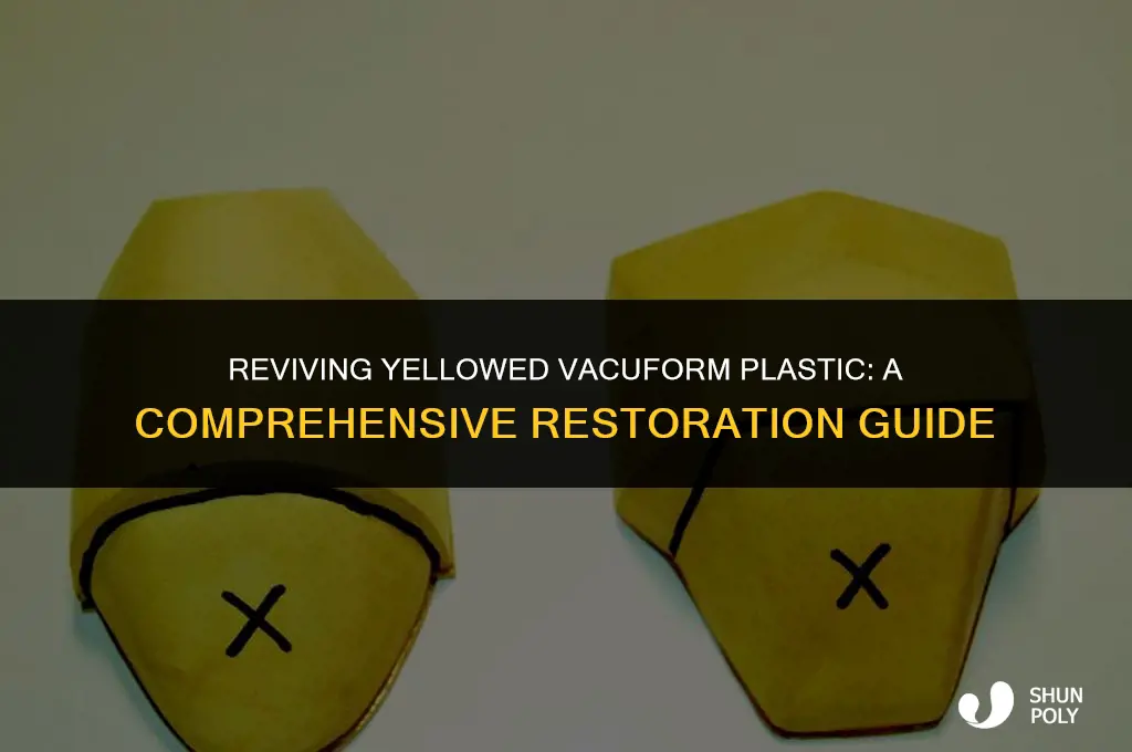 how to fix yellowed vacuform plastic