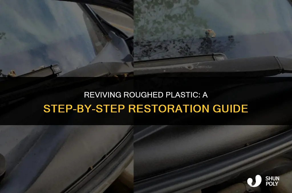 how to fixed roughed plastic