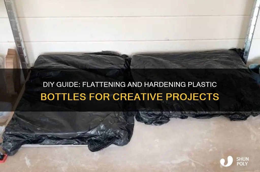 how to flatten and harden plastic bottle