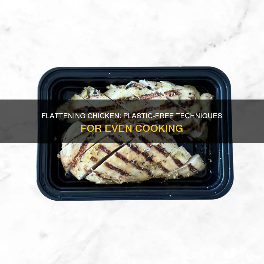 how to flatten chicken without plastic