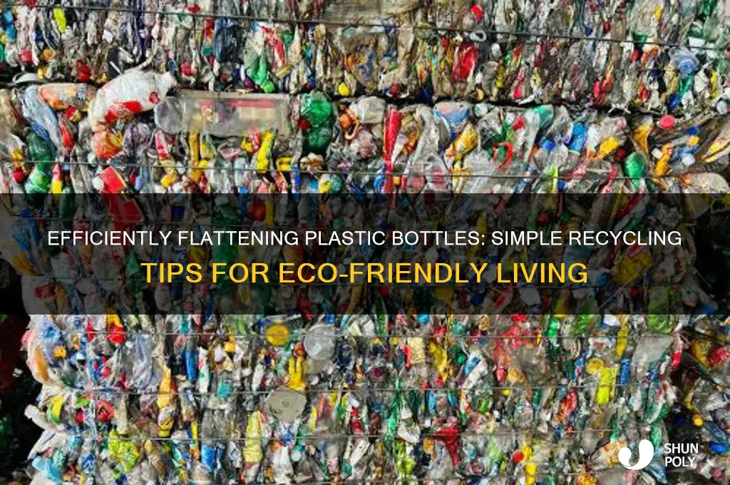 how to flatten plastic bottles for recycling