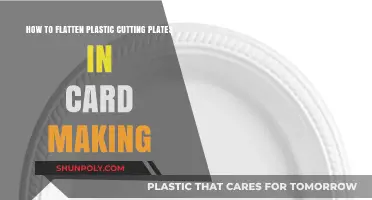 Flattening Plastic Cutting Plates for Perfect Card Making Results