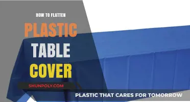 Easy Tricks to Smooth Out Creases on Plastic Table Covers