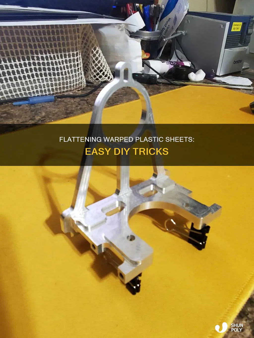 how to flatten warped plastic sheet