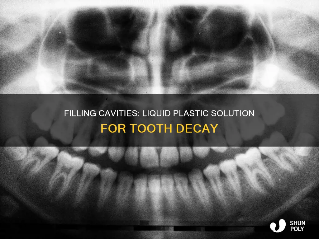 how to flll cavity with liquid plastic