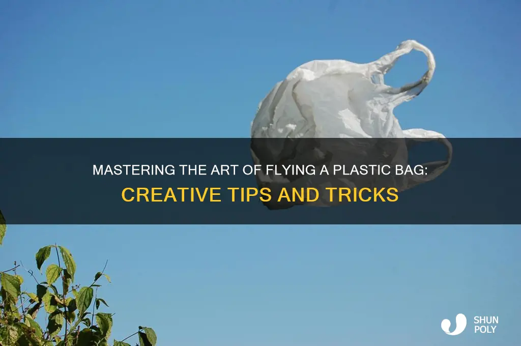 how to fly a plastic bag