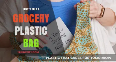 Master the Art of Folding Grocery Plastic Bags Efficiently