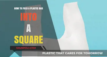 Master the Art: Folding a Plastic Bag into a Perfect Square