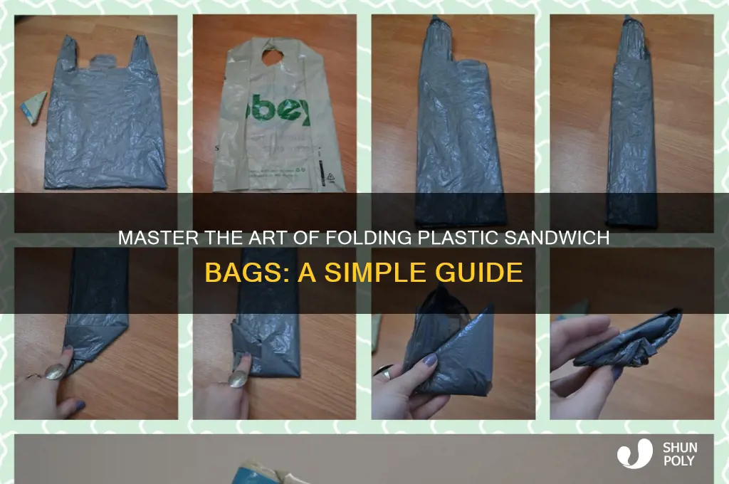 how to fold a plastic sandwich bag
