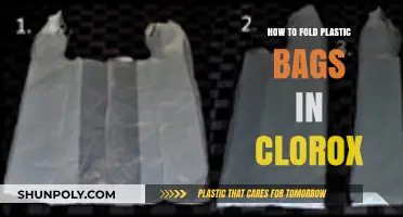 Efficiently Fold Plastic Bags Using Clorox Containers: A Step-by-Step Guide