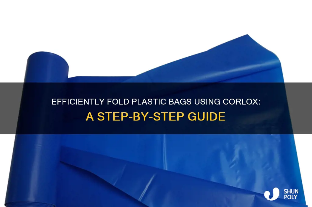 how to fold plastic bags in corlox