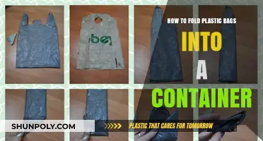 Efficiently Fold Plastic Bags into a Container: A Step-by-Step Guide