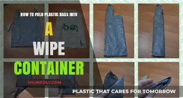Eco-Friendly Hack: Folding Plastic Bags into a Wipe Container Easily