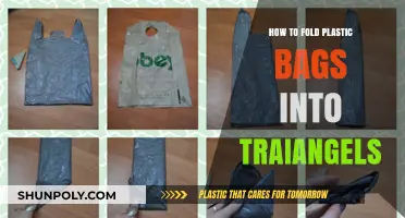 Master the Art: Folding Plastic Bags into Triangles Effortlessly
