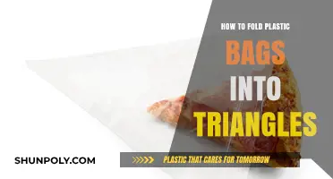 Folding Plastic Bags: Triangle Method for Easy Storage