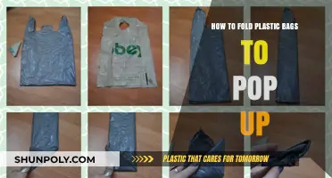 Master the Art of Folding Plastic Bags for Instant Pop-Up Use