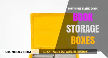 Mastering the Art of Folding Plastic Comic Book Storage Boxes