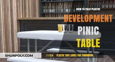 Folding Your Plastic Picnic Table: A Step-by-Step Guide