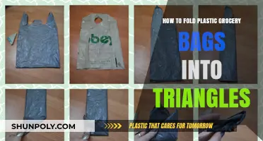 Master the Art: Folding Plastic Grocery Bags into Triangles Easily