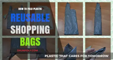 Master the Art of Folding Plastic Reusable Shopping Bags Effortlessly