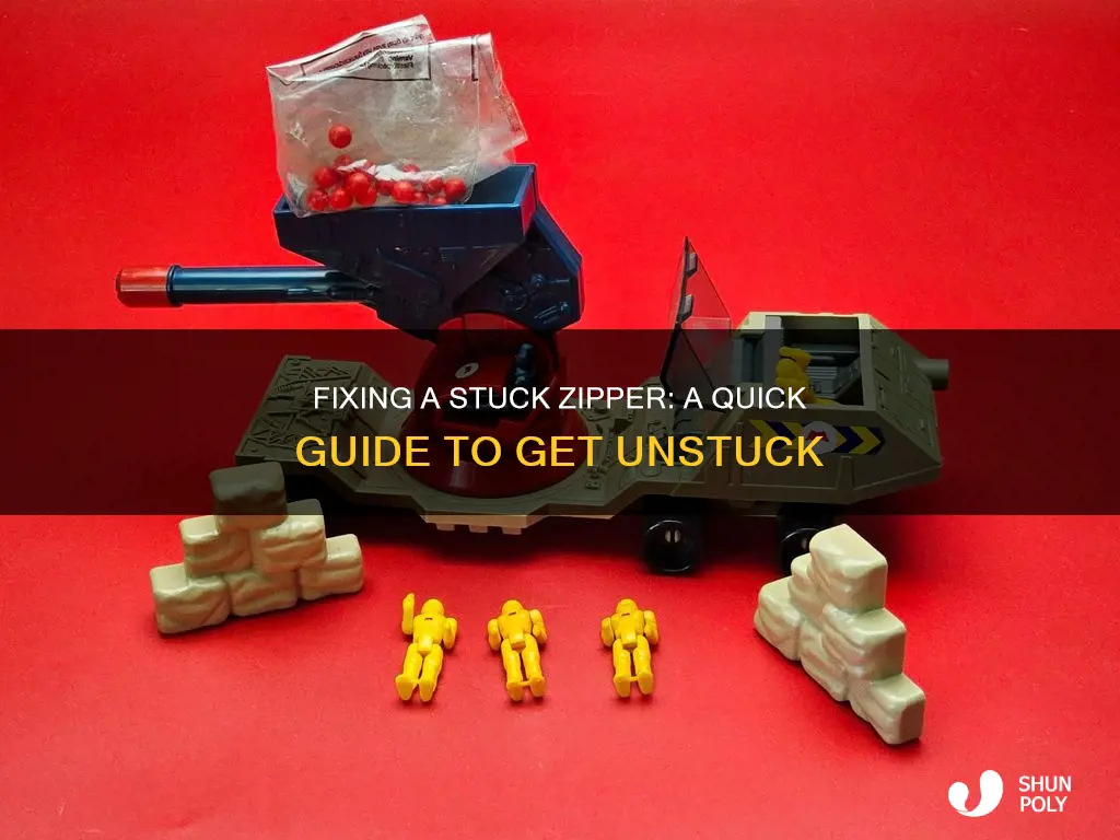 how to force plastic zipper back together