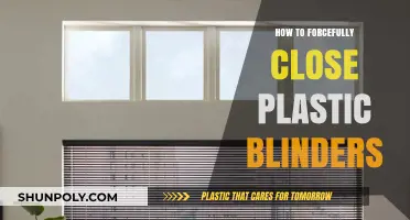 Forcefully Closing Plastic Blinders: Quick and Easy Fixes