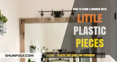 DIY Mirror Framing: A Creative Guide to Using Plastic Pieces