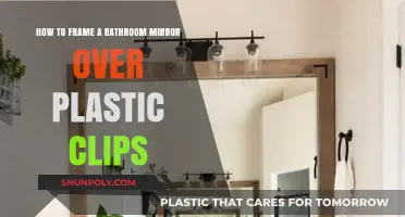 DIY Bathroom Mirror Framing: A Guide to Covering Plastic Clips