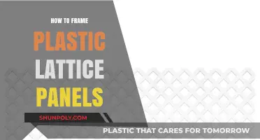 Framing Plastic Lattice Panels: Easy DIY Guide