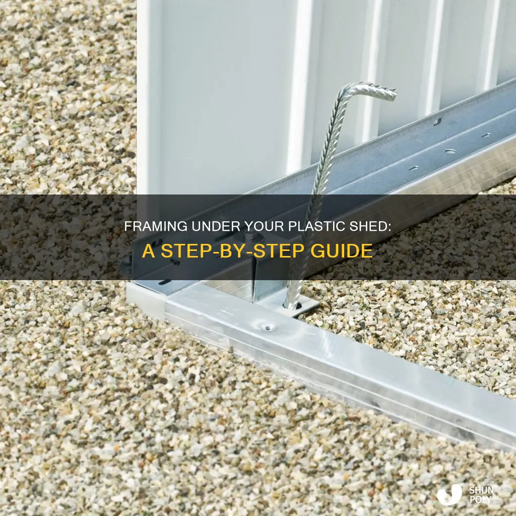 how to frame under a plastic shed