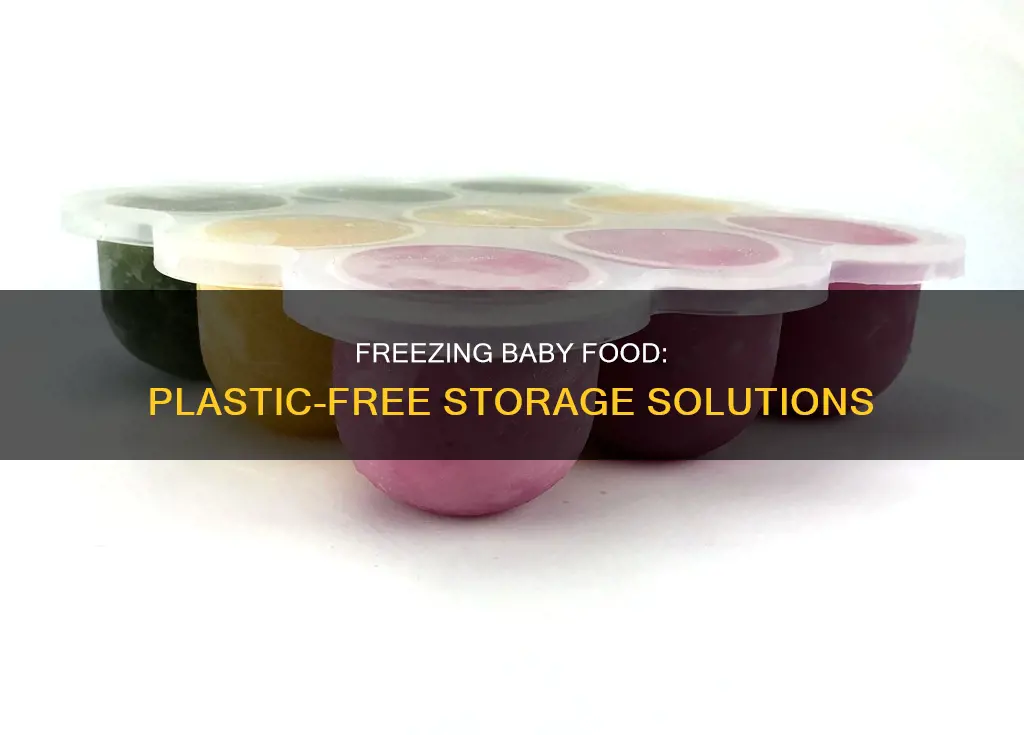 how to freeze baby food without plastic