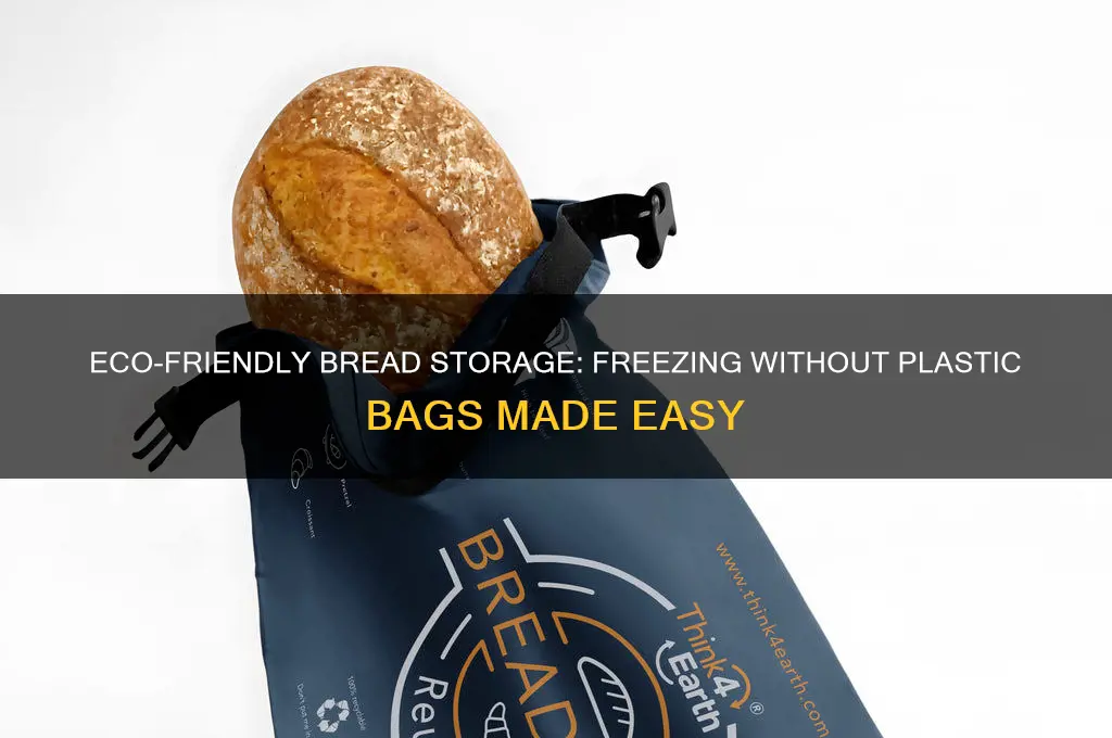 how to freeze bread without plastic bags