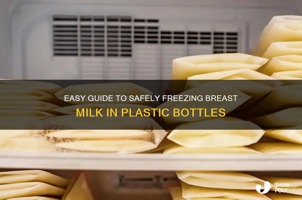 how to freeze breast milk in plastic bottle