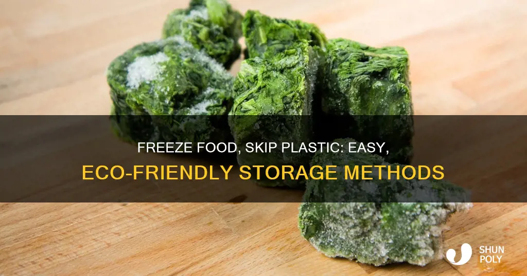 how to freeze food without plastic