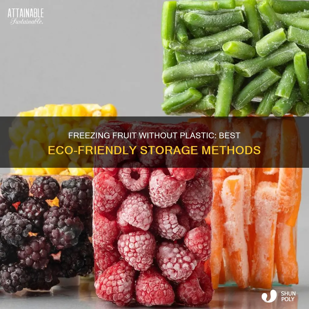 how to freeze fruit without plastic